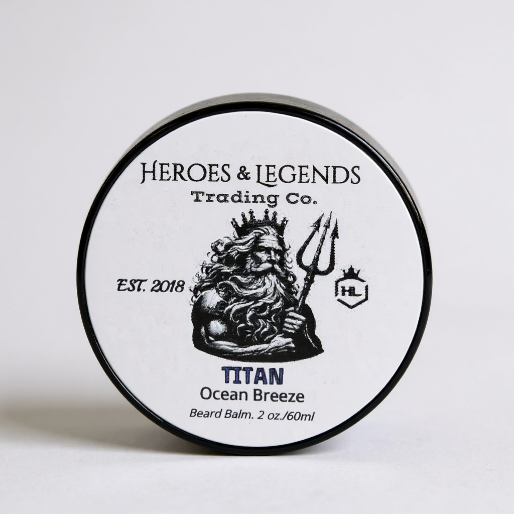 Legendary Beard Balm, Titan with Ocean Breeze and Vanilla