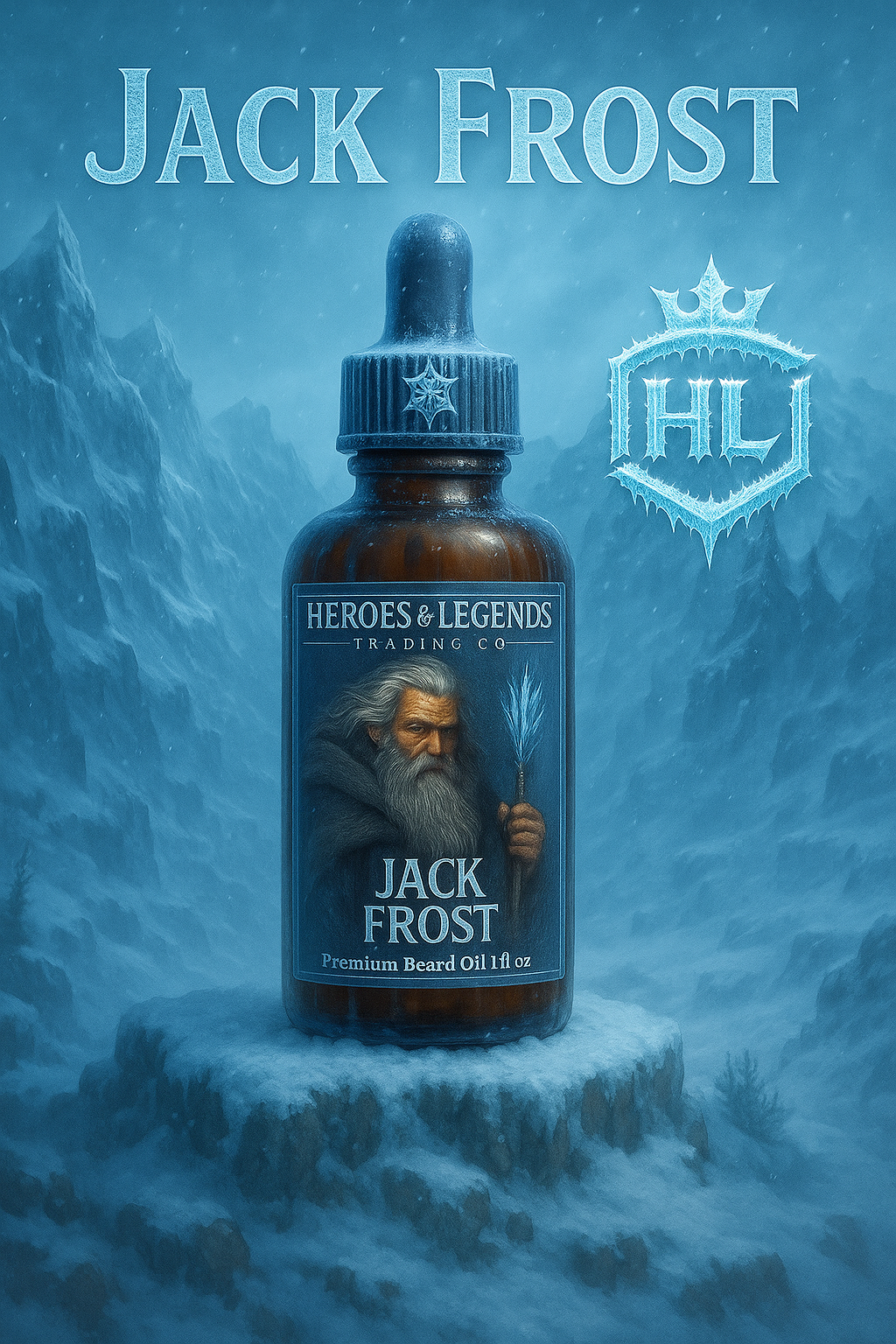 Beard Oil, Premium - Jack Frost