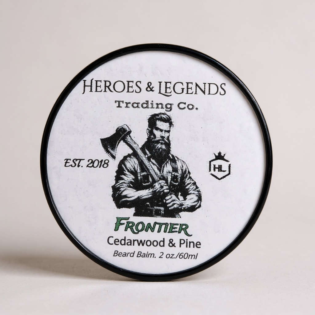 Legendary Beard Balm, Frontier with cedarwood and pine