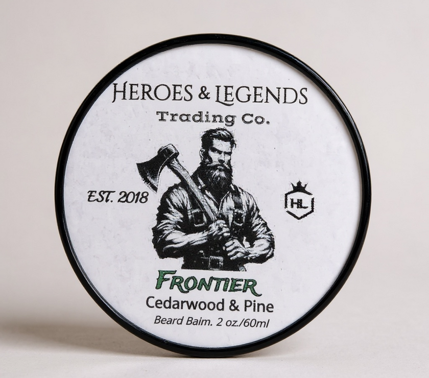 Legendary Beard Balm, Frontier with cedarwood and pine