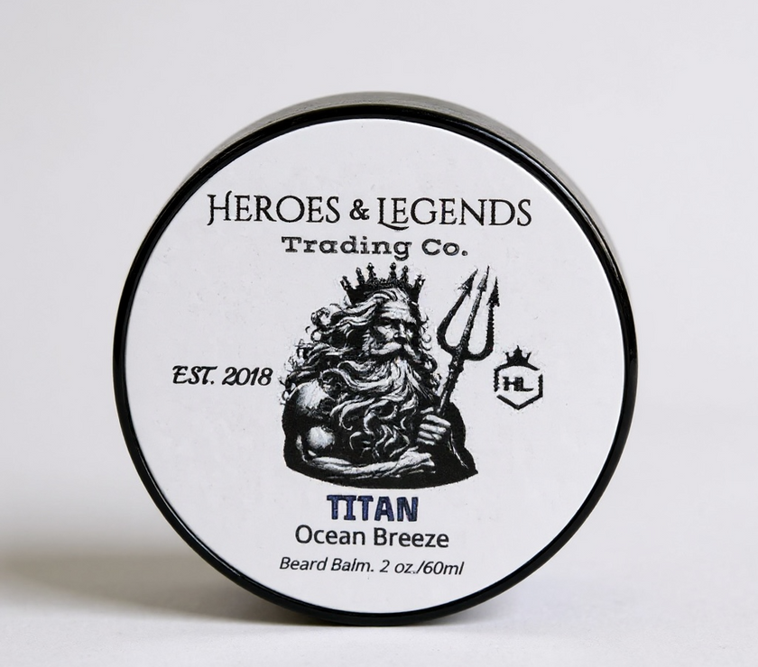 Legendary Beard Balm, Titan with Ocean Breeze and Vanilla