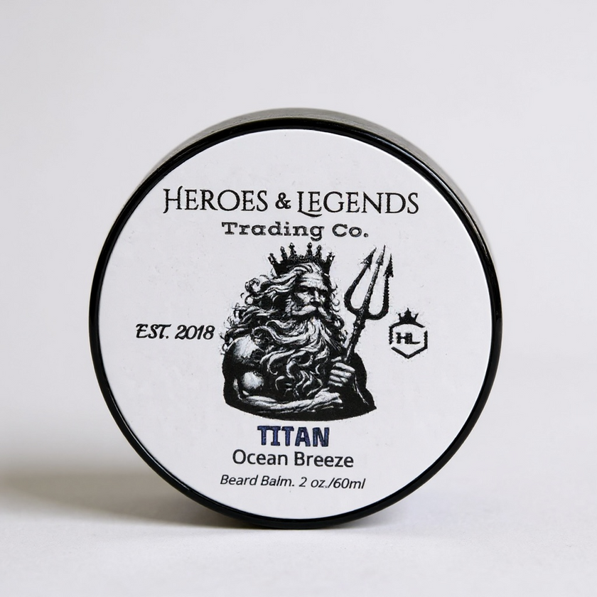 Legendary Beard Balm, Titan with Ocean Breeze and Vanilla