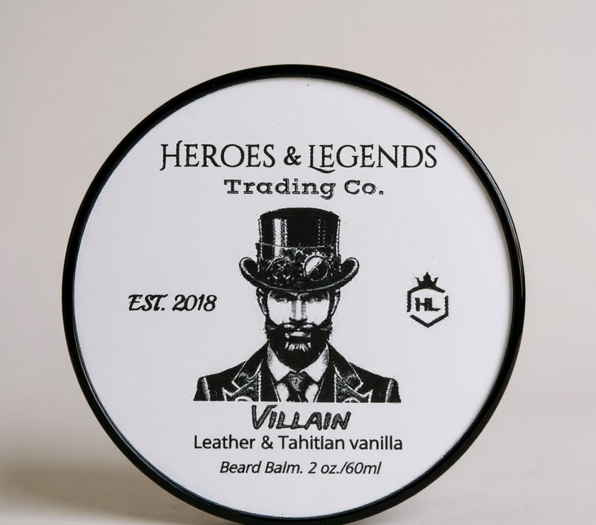 Legendary Beard Balm, Villain with leather and tahitian vanilla