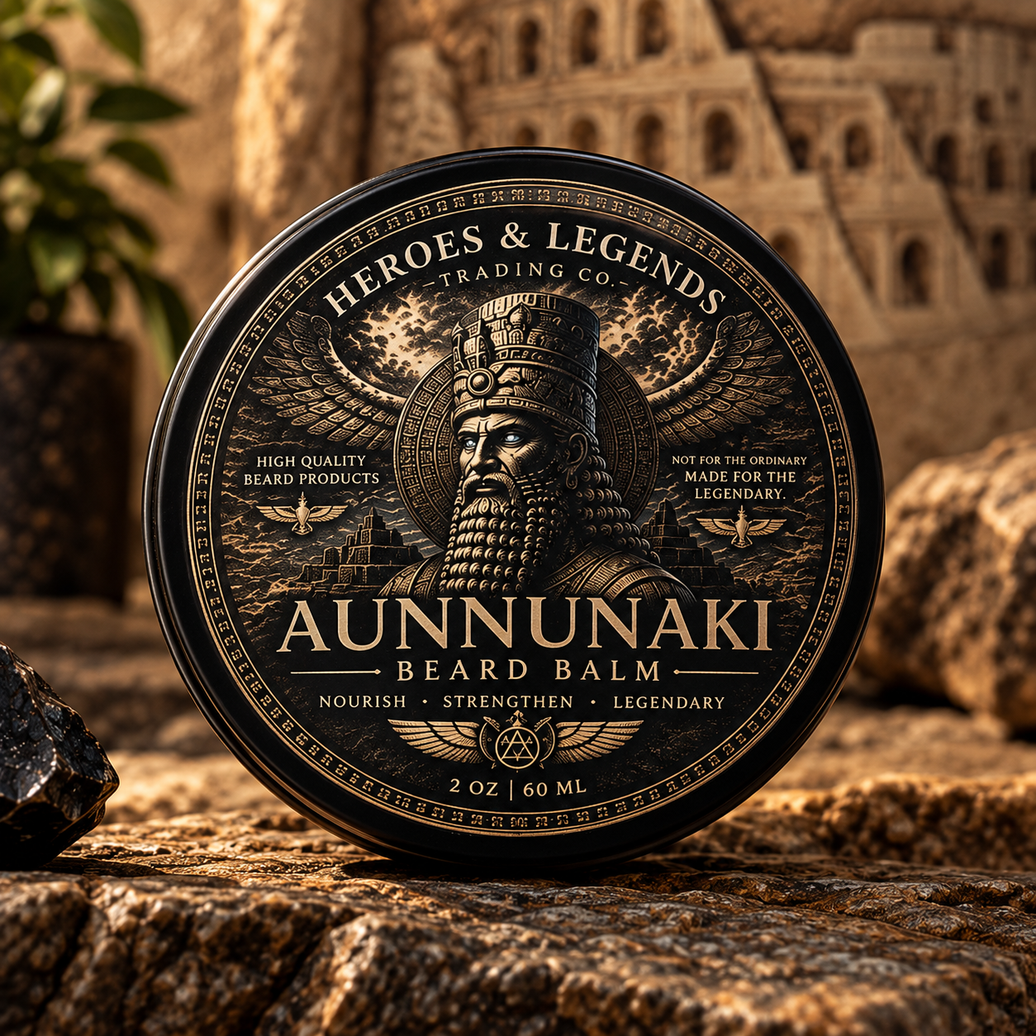 Beard Balm Premium, AUNNUNAKI:  Oud & Ozonic Element