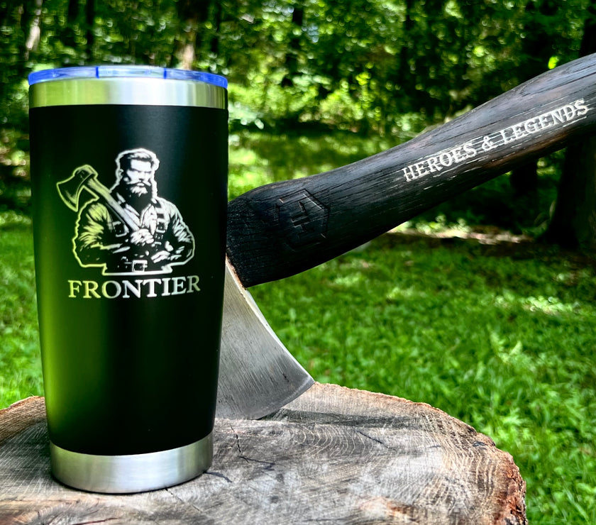 Stainless Steel H&L Tumbler with Leak-Resistant Lid & Straw, 20 oz featuring our #1 most loved fan favorite Villain or Frontier