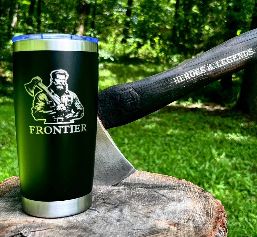 Stainless Steel H&L Tumbler with Leak-Resistant Lid & Straw, 20 oz featuring our #1 most loved fan favorite Villain or Frontier