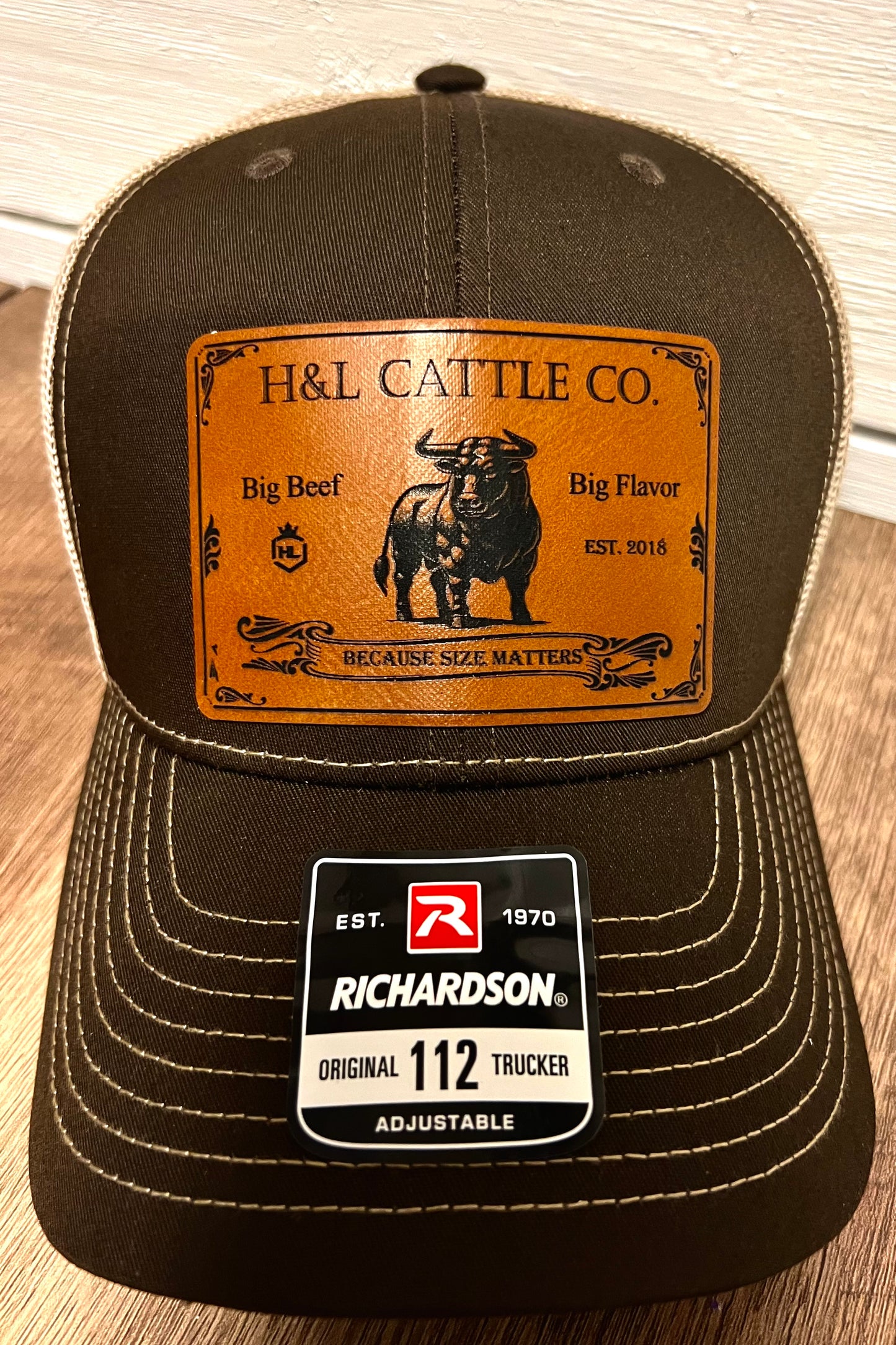 H&L Cattle Co. Leather Patch Hat