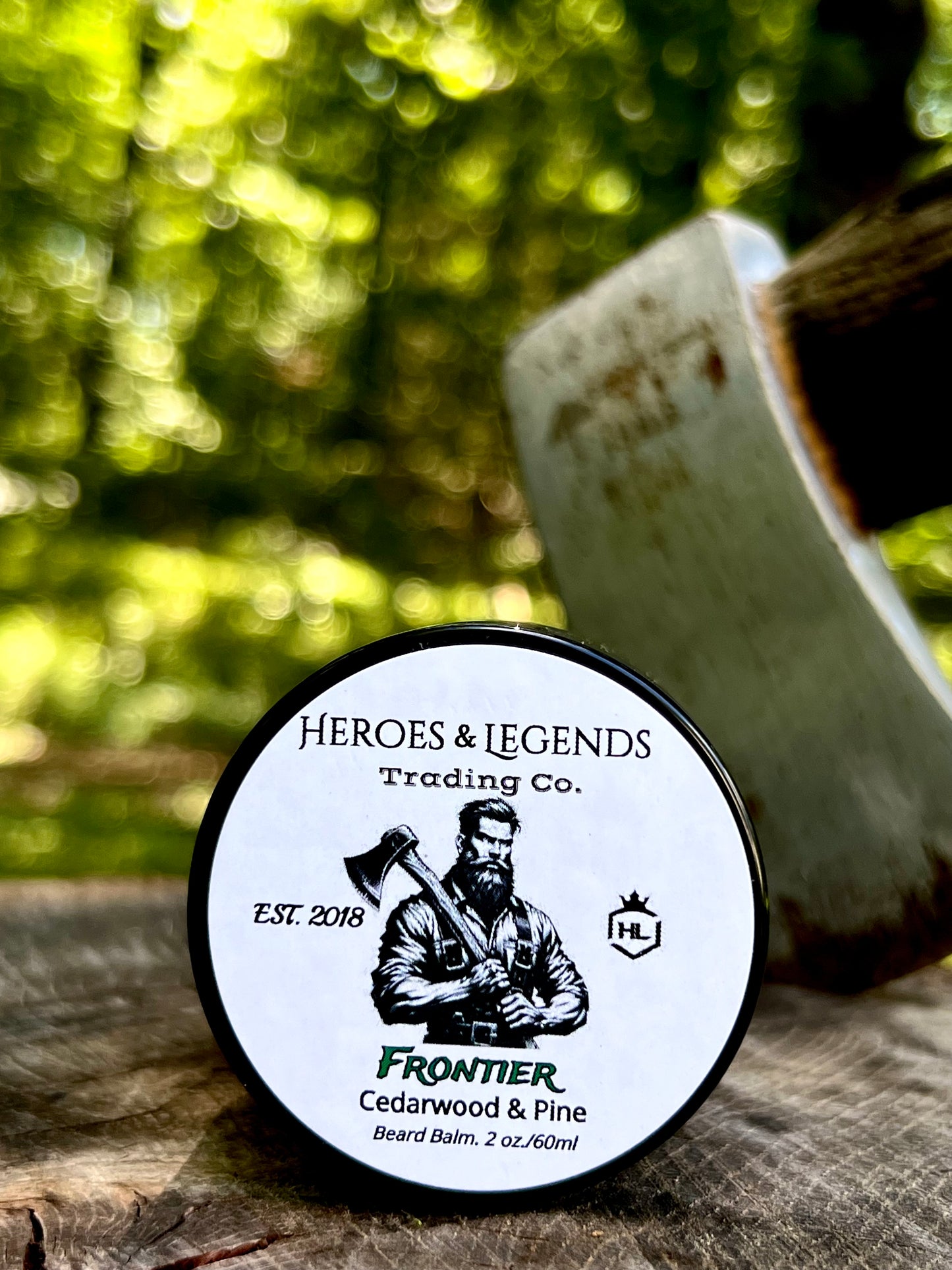 Legendary FRONTIER Beard Balm with Cedarwood and Pine