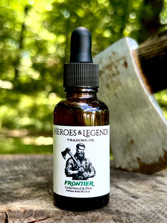 FRONTIER Premium Beard Oil with Cedarwood and Pine