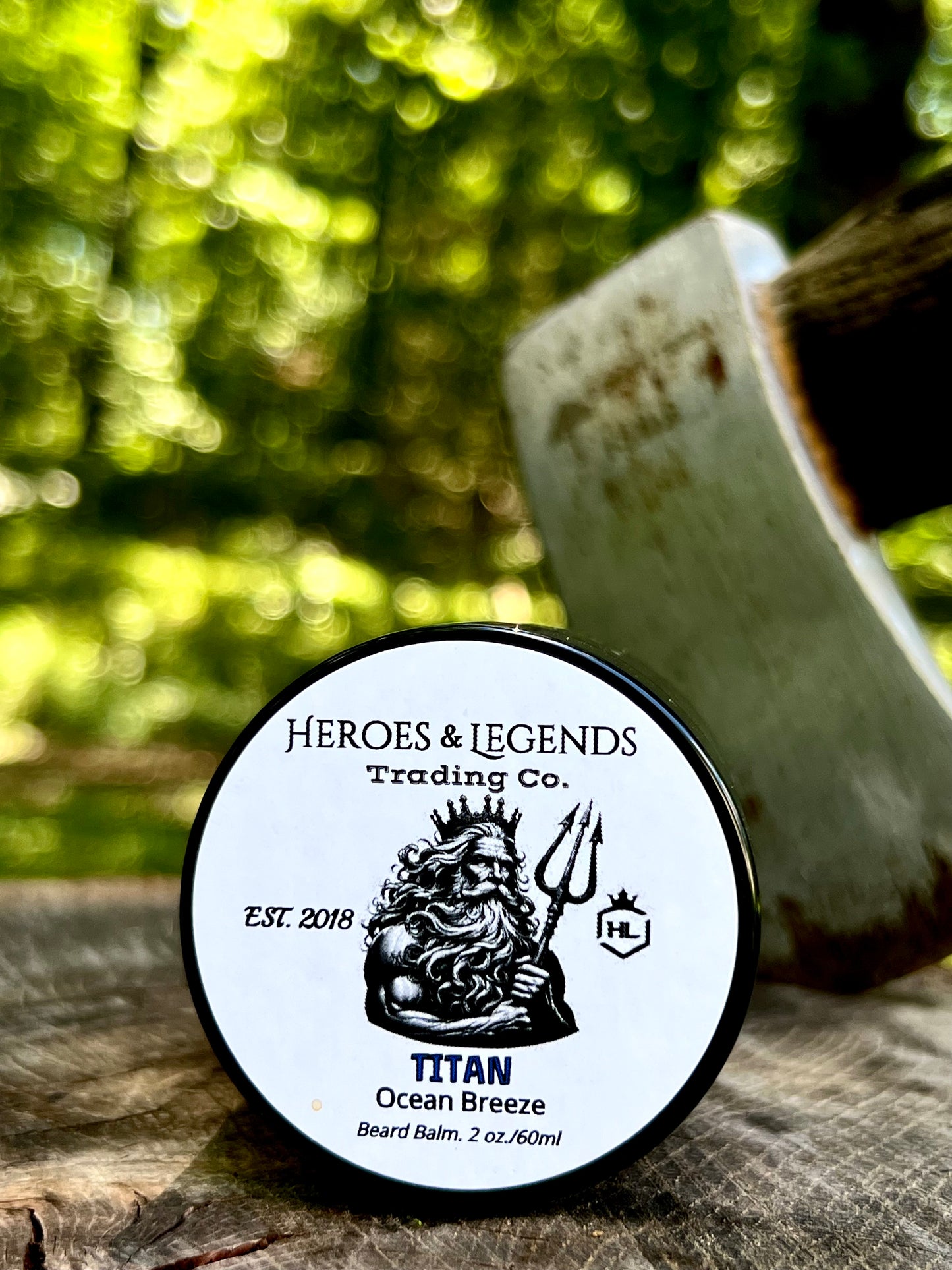 Legendary TITAN Beard Balm with Ocean Breeze and Vanilla